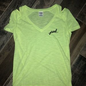 Victoria’s Secret PINK  Cold Shoulder Tee